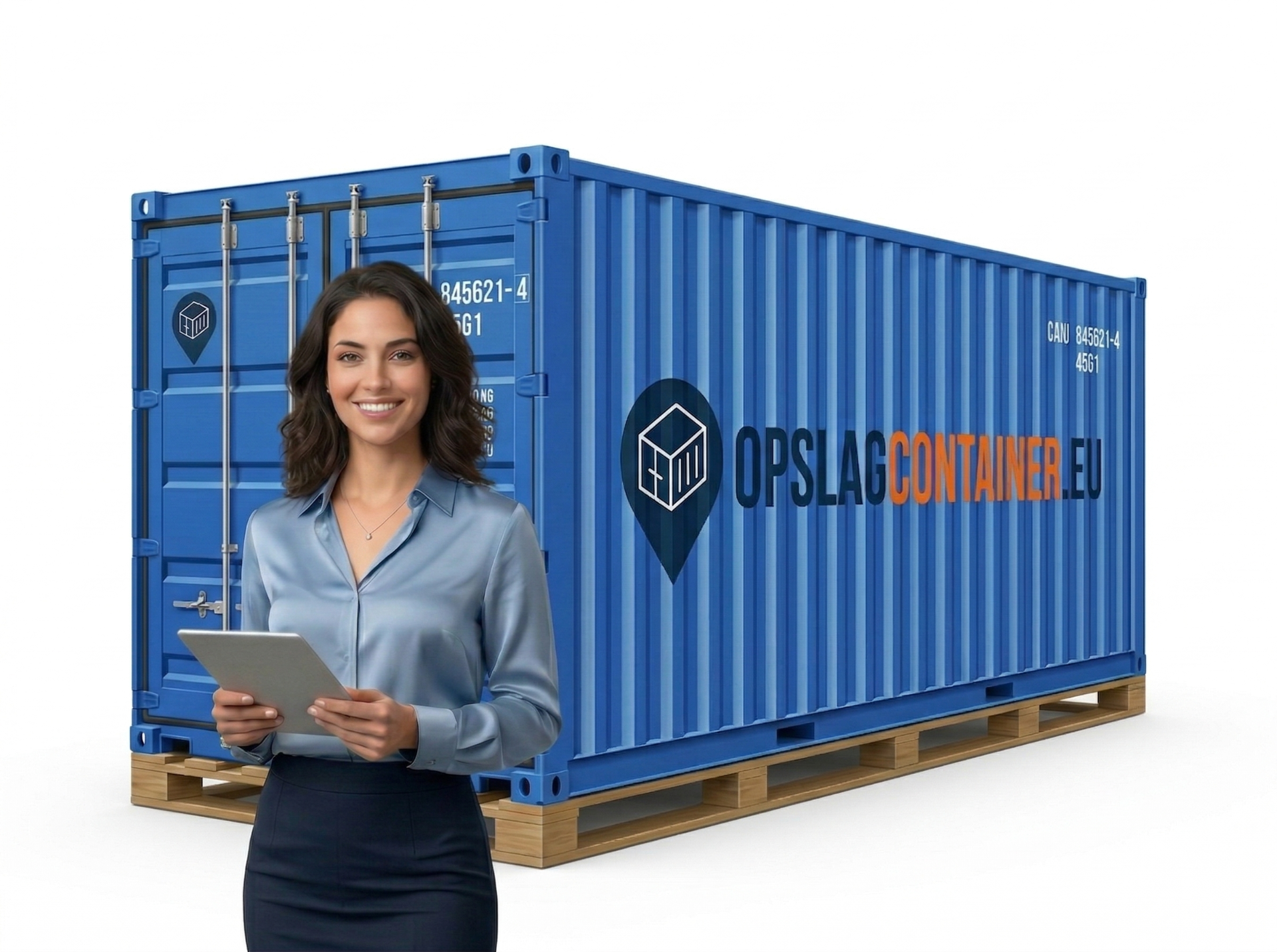 Container opslag terrein